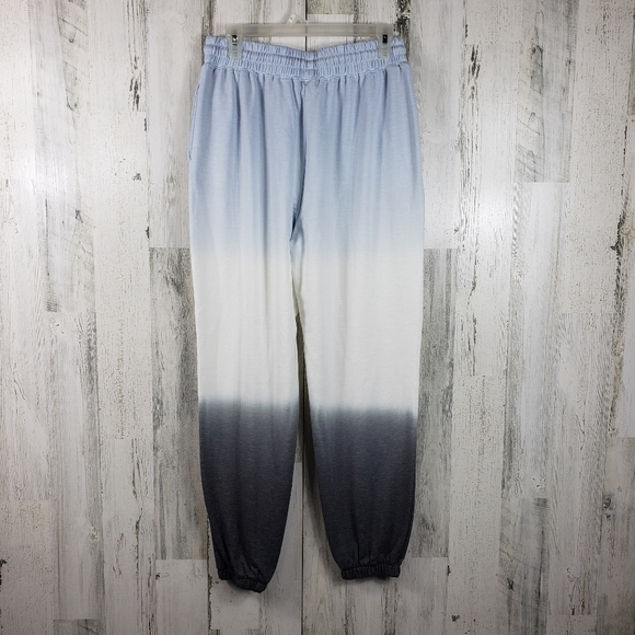 Knox rose blue, white, gray tie dye soft light weight joggers women's size Large - Picture 4 of 9